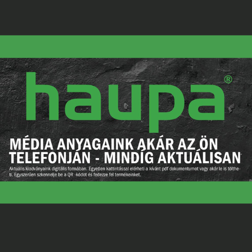 HAUPA termékismertetők egy QR kódra